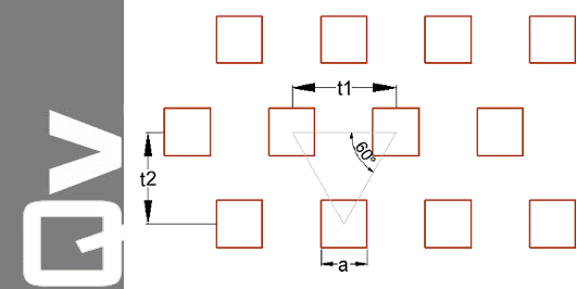 Rysunek perforacji QV