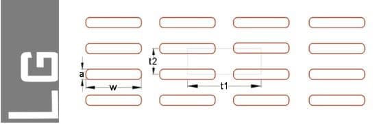Rysunek perforacji LG